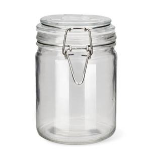 미르 다용도 슬림 원통형 밀폐 유리병 800ml 1개 원두 커피보관통