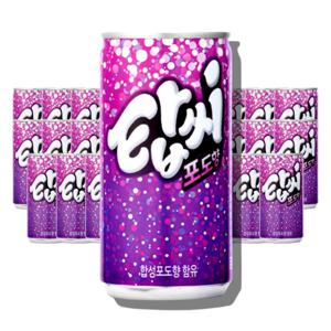 탑씨 포도 190ml*30캔 탄산음료 캔
