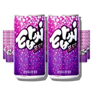 탑씨 포도 190ml*90캔 탄산음료 캔