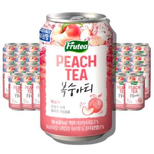 복숭아티 340ml*48캔 복숭아음료