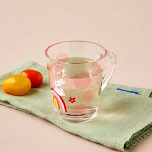 스마일하트 아크릴 도트머그 265ML
