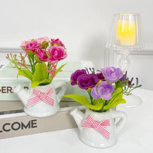 베고니아 장미 미니어처 화분 성묘조화 납골당꾸미기 봉안당장식 소품