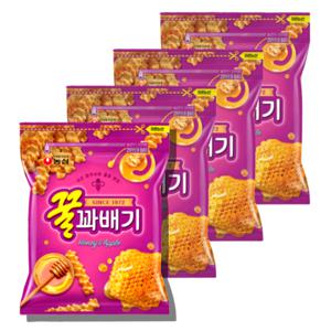 꿀꽈배기 300gX4개 대용량 봉지과자
