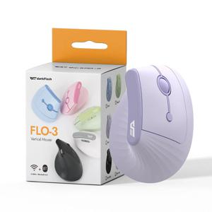 FLO-3 무선 블루투스 버티컬 마우스 (라벤더 퍼플)