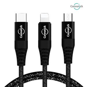1M 2M 고속충전 케이블 C타입 8핀 충전케이블 USB타입 패브릭케이블