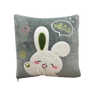 캠핑용 다용도 쿠션 담요 무릎 차량용 극세사 사무실