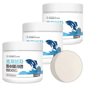 초저분자 피쉬콜라겐 펩타이드 200g*3팩