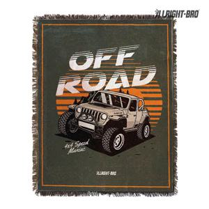 캠핑 러그 디자인 블랭킷 담요 (오프로드 랭글러 M 130x180)