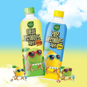 자연은 레몬셔벗에이드 제로 500ml*24개(레몬셔벗/애플셔벗 중 택1)