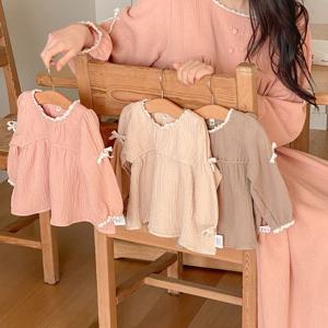 Baby. J 메리앤 리본 요루면 아기 파자마 잠옷 세트 3color, 3size