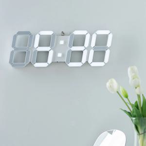 코드리스 무선 인테리어 3D LED 벽시계 38cm