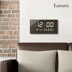 FM수신 데이트 LED 전자벽시계