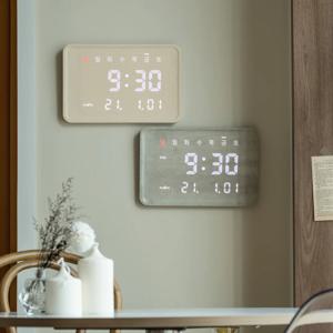 우드 루이스 인테리어 LED 벽시계 36cm