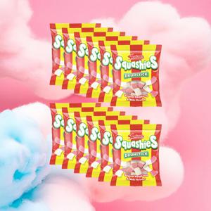 [해외] 드럼스틱 스쿼시 젤리 오리지널 라즈베리 밀크 맛 120g x 12개
