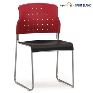 SK923 회의실 멀티 사무실 투컬러 고정형 의자