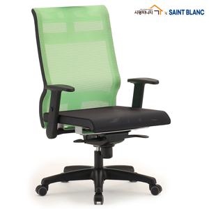 SK929 고탄성 투컬러 메쉬 등받이 기능성 사무의자 중형