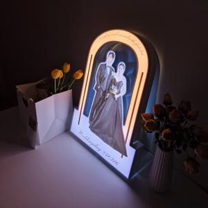 실루엣 LED 웨딩조명액자