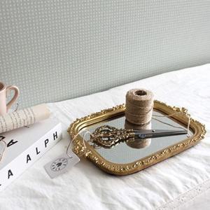 로라 골드 트레이 거울 (K39229)