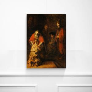 성화그림 돌아온탕자   캔버스 액자