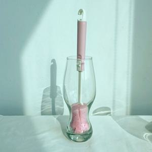 길이조절 병솔 손잡이 긴 수세미 유리컵 수세미 물병 텀블러 세척솔