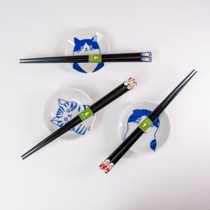 고양이 캐릭터 우드 젓가락