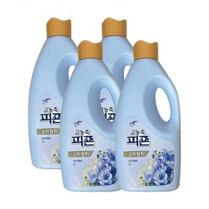 고농축 피죤 강력탈취 오리지널 오션후레쉬 섬유유연제 2L x 4개