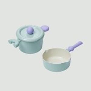 IH 쿡웨어 민트 2종 세트(양수냄비 18cm+쁘띠웍 18cm)(+버터나이프 1p 증정)