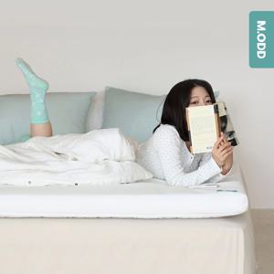 오가닉 순면 3단 접이식 7.5cm HR폼 메모리폼 침대 토퍼 MS SS Q