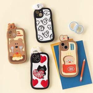 Brunch Brother 피규어 실리콘 폰케이스 iPhone15