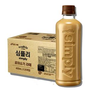 아카페라 심플리 로어슈거 라떼 400ml*20개입