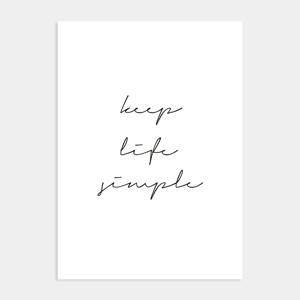 행운을 부르는 회장님 풍수 사과 그림 포스터 액자 / 10 Keep Life Simple