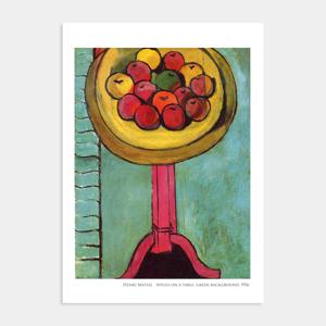 행운을 부르는 회장님 풍수 사과 그림 포스터 액자 / 14 앙리마티스 - 사과테이블 /