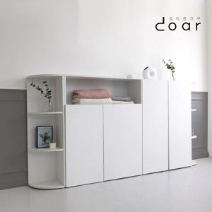 높이 1100 거실 베란다 낮은 다용도 폭좁은 수납장 틈새 슬림 3단 높은 800 도어형