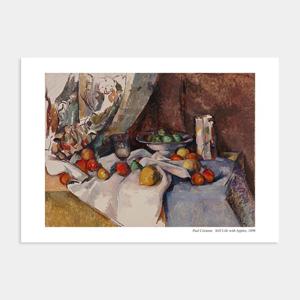 행운을 부르는 회장님 풍수 사과 그림 포스터 액자 / 20 폴 세잔 - 사과 1번 /