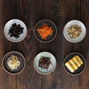 옳음 국산 여주 도자기 미니 접시 디저트 다과 반찬 앞접시 찬기 중