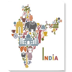 캔버스액자 INDIA