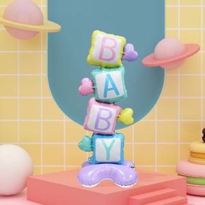 베이비샤워 베이비 스탠드 호일 풍선 파티 이벤트