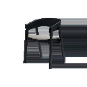 너드 가죽 원목 의자