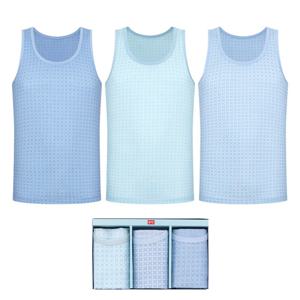 순면 모시메리 메쉬 스판 남자 민소매 나시 런닝 3매입 세트 S6107