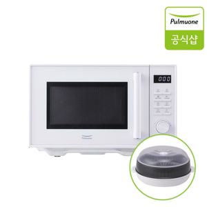 플랫 전자레인지 무회전 스팀 23L 화이트 MS23C1FW(전용스팀용기포함)