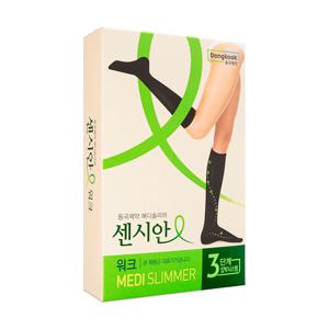 센시안 워크 (블랙, S/ML 사이즈) 의료용 종아리 압박밴드 유발 압박스타킹