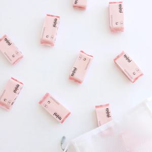 올챌린지 물에 잘 풀리는 미니 포켓 화장실 비데 물티슈 7매 10팩