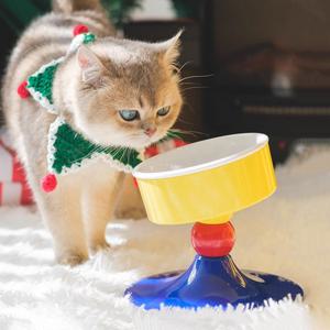컬러팝 반려동물 강아지 고양이 밥그릇 높이조절 개밥그릇 2color