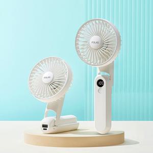 5단 휴대용 선풍기 폴더블 대용량 화이트 FL-PF4000