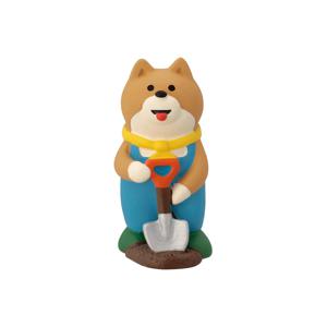 콘콤브레 해피스프링 땅파는강아지 소품 피규어 미니어처