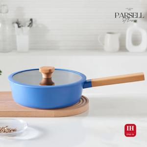 인덕션용 세라믹코팅 IH 멀티팬 프라이팬 후라이팬(유리 뚜껑 포함) 24cm