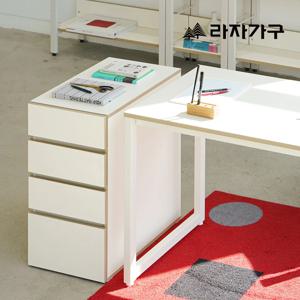 플레인 미니멀 책상보조 4단 서랍