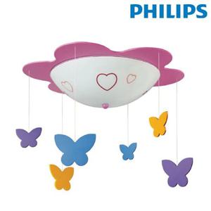 필립스 40896 나비 모빌 3등 방등 핑크 키즈등 어린이 방등 램프 별도