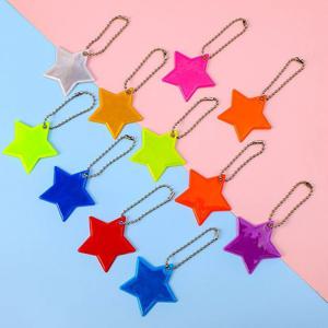 야간에도 안전하게 ! 안전 반사 키링( 별 )5p/ 빛 키홀더 가방 야광 키링 안전용품