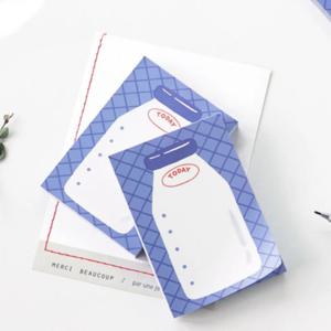 밀크 떡메모지 100매 감성 일러스트 디자인 다꾸 미니노트 메모패드